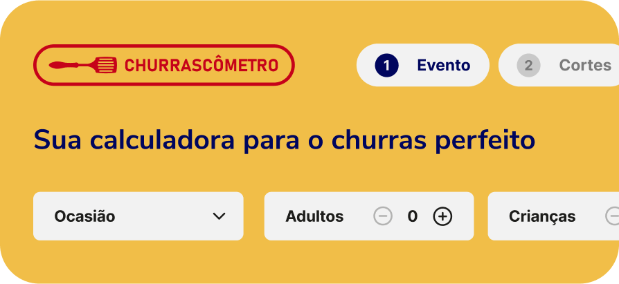 Churrascômetro, Friboi's interactive barbecue-quantity calculator.